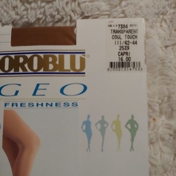 Oroblu GEO Freshness Transparent Cool Touch Sheer to Waist Sandal Toe - Picture 3 of 6